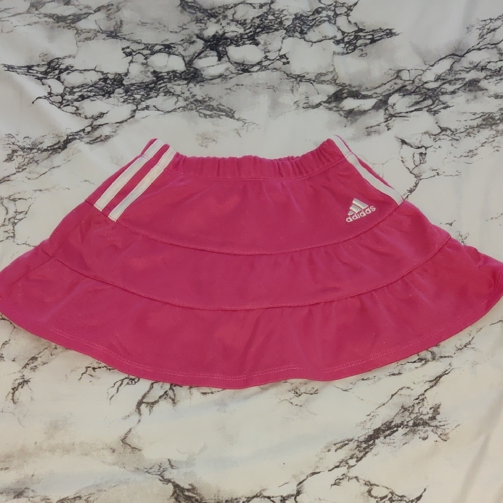 Adidas Pink Tiered Skirt